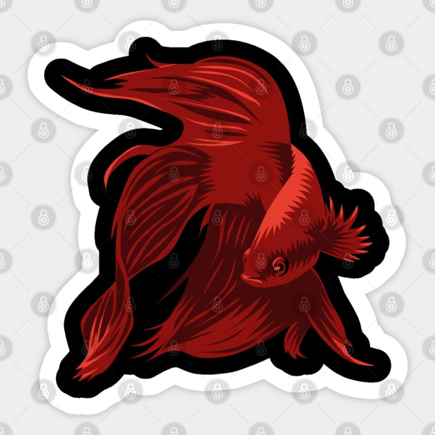 Betta Sticker by albertocubatas